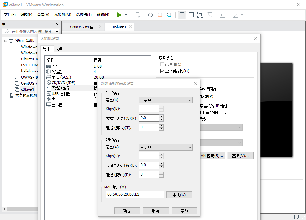 5_cSlave1网卡生成新地址
